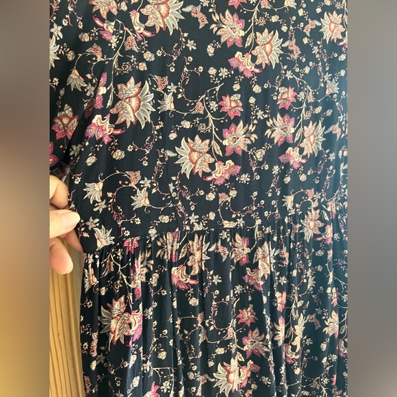 Love Black and Pink Flowered Dress Size Small - Picture 6 of 10